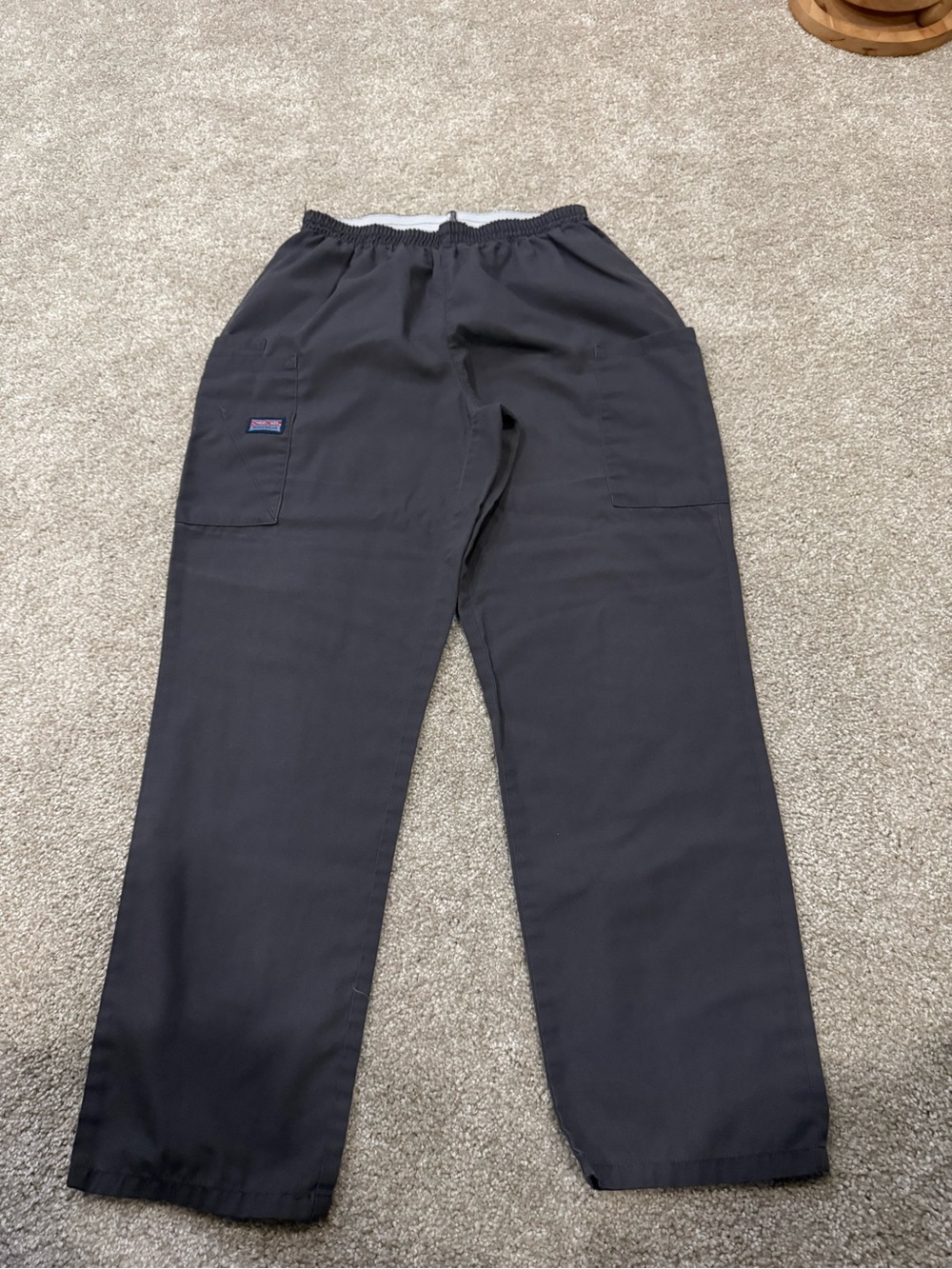 Cherokee Workwear Scrub Pants in Pewter Size Petite S